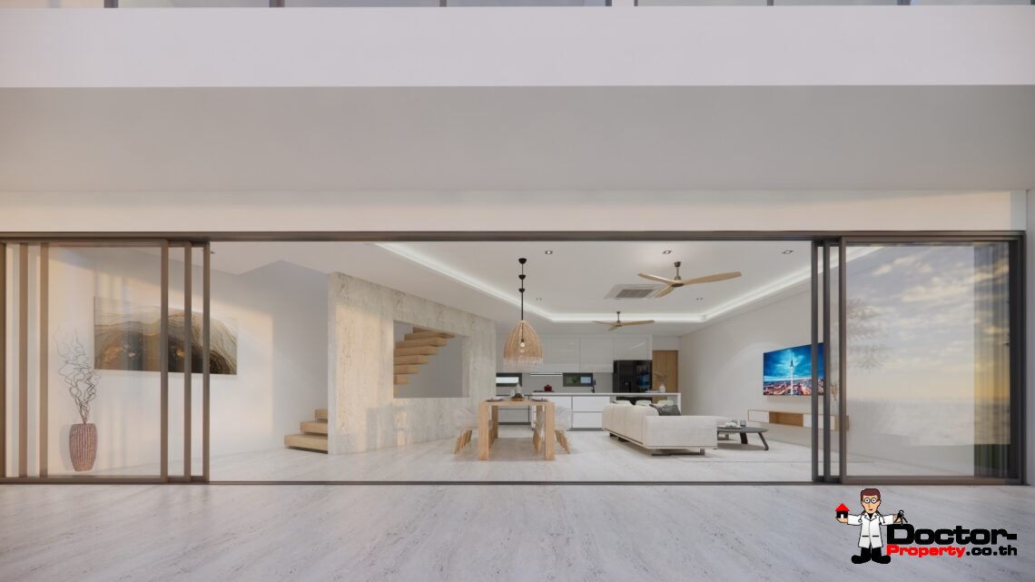 New 3 Bedroom Villa with Sea View and Pool – Chaweng Noi, Koh Samui – For Sale